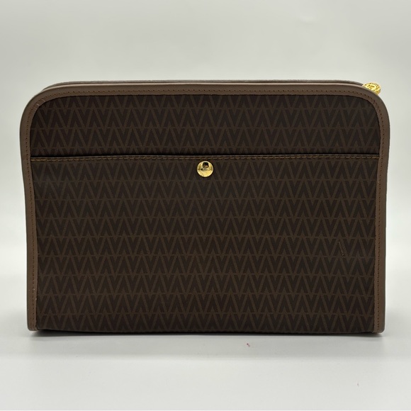 Mario Valentino Iconic V Logo Pattern Unisex Bag - Picture 2 of 8